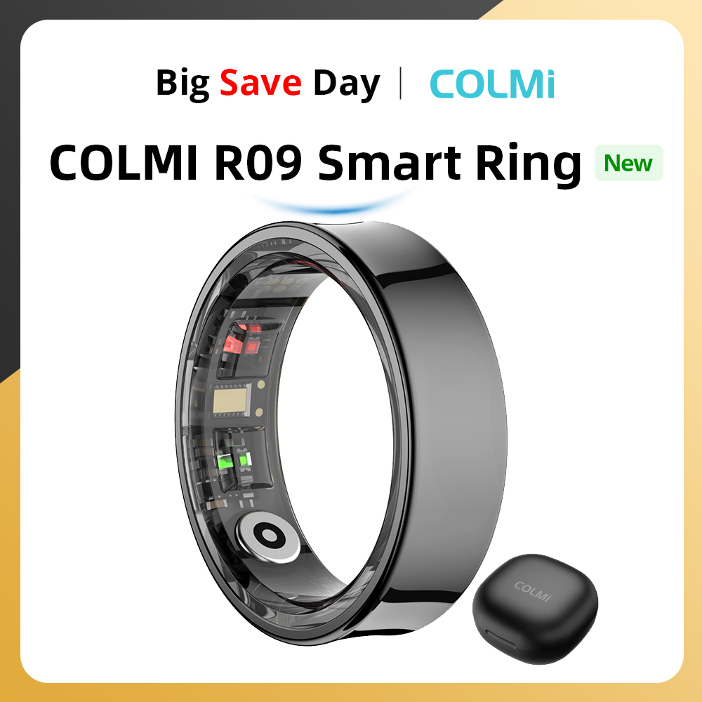 Health Monitors - 2024 COLMI R09 Smart Ring Men
