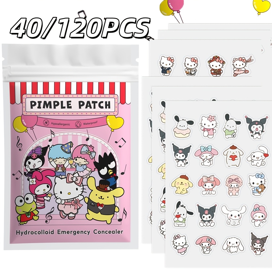 Skincare - 40/120PCS Hello Kitty acne patch, hydrogel