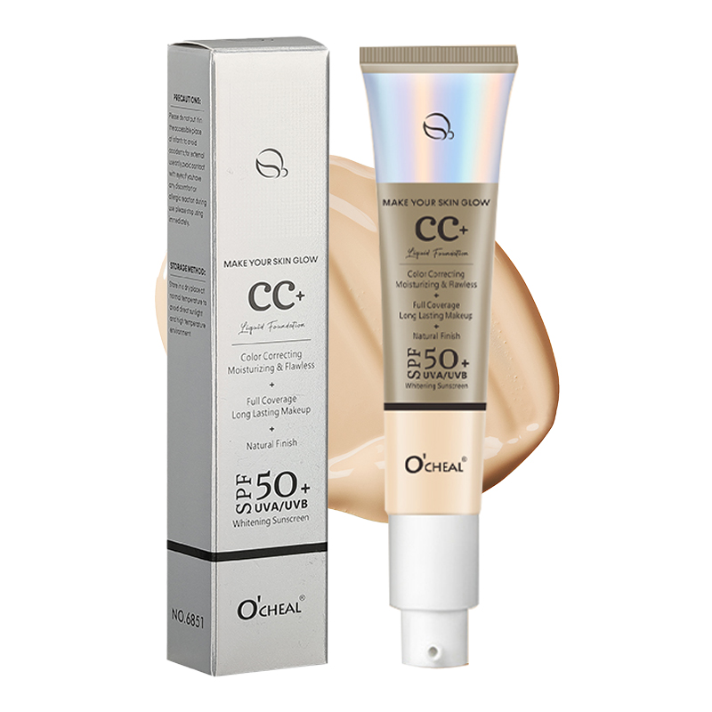 Spf 50 Waterproof Sunscreen - Ocheal 30g CC Cream Foundation Waterproff