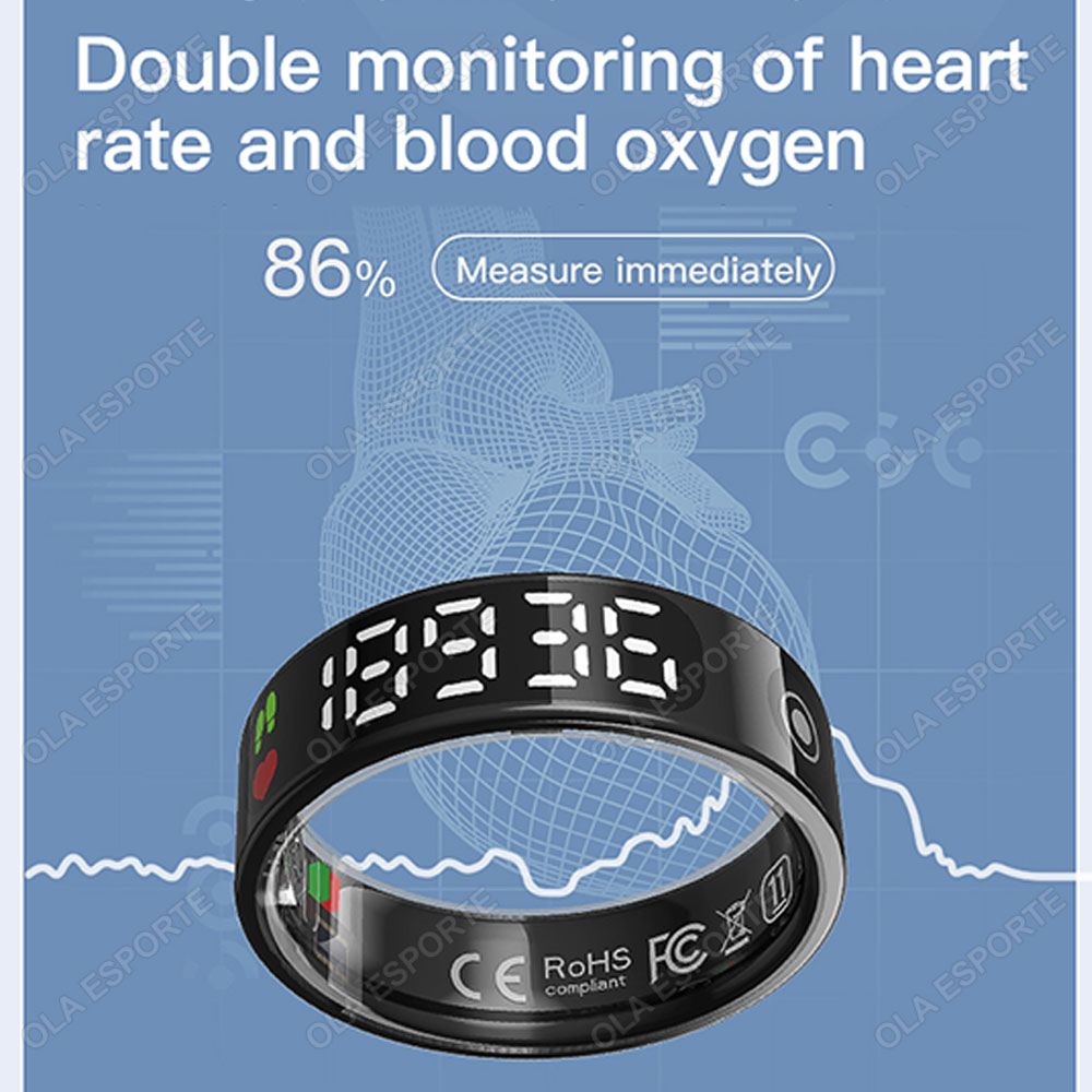 SR08 Smart Ring with Charging  - Health Monitors recension och pris