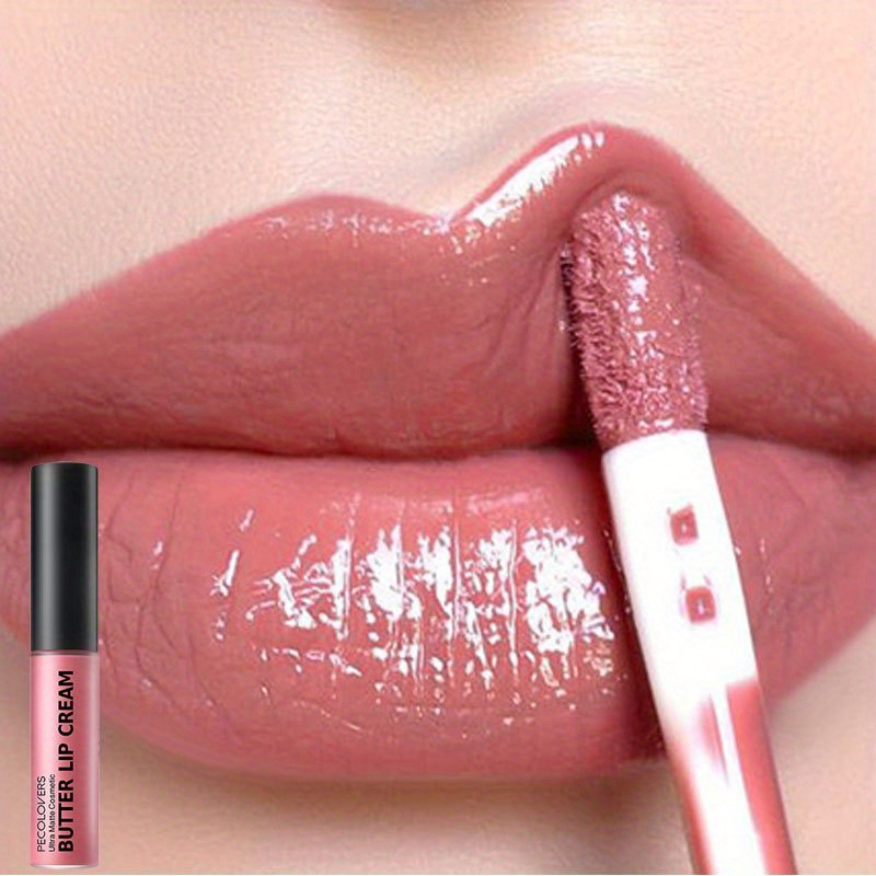 Nude Lip Gloss Waterproof Matt - Matte Velvet Lip Tint Long Lasting recension och pris