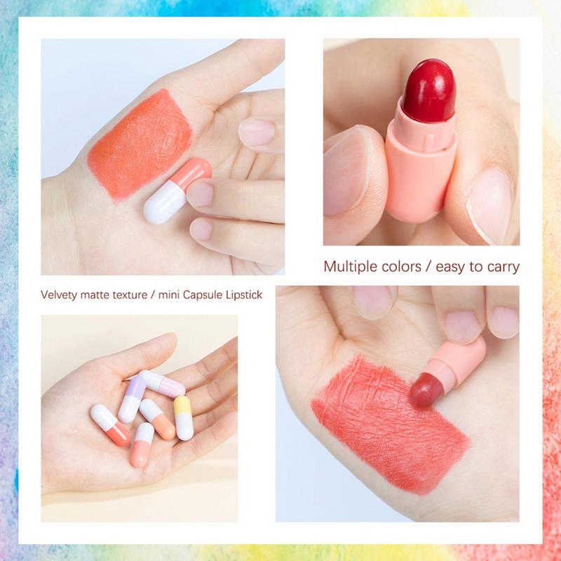 Mini Lipstick Set 6pcsWaterpro - Matte Velvet Lip Tint Long Lasting recension och pris