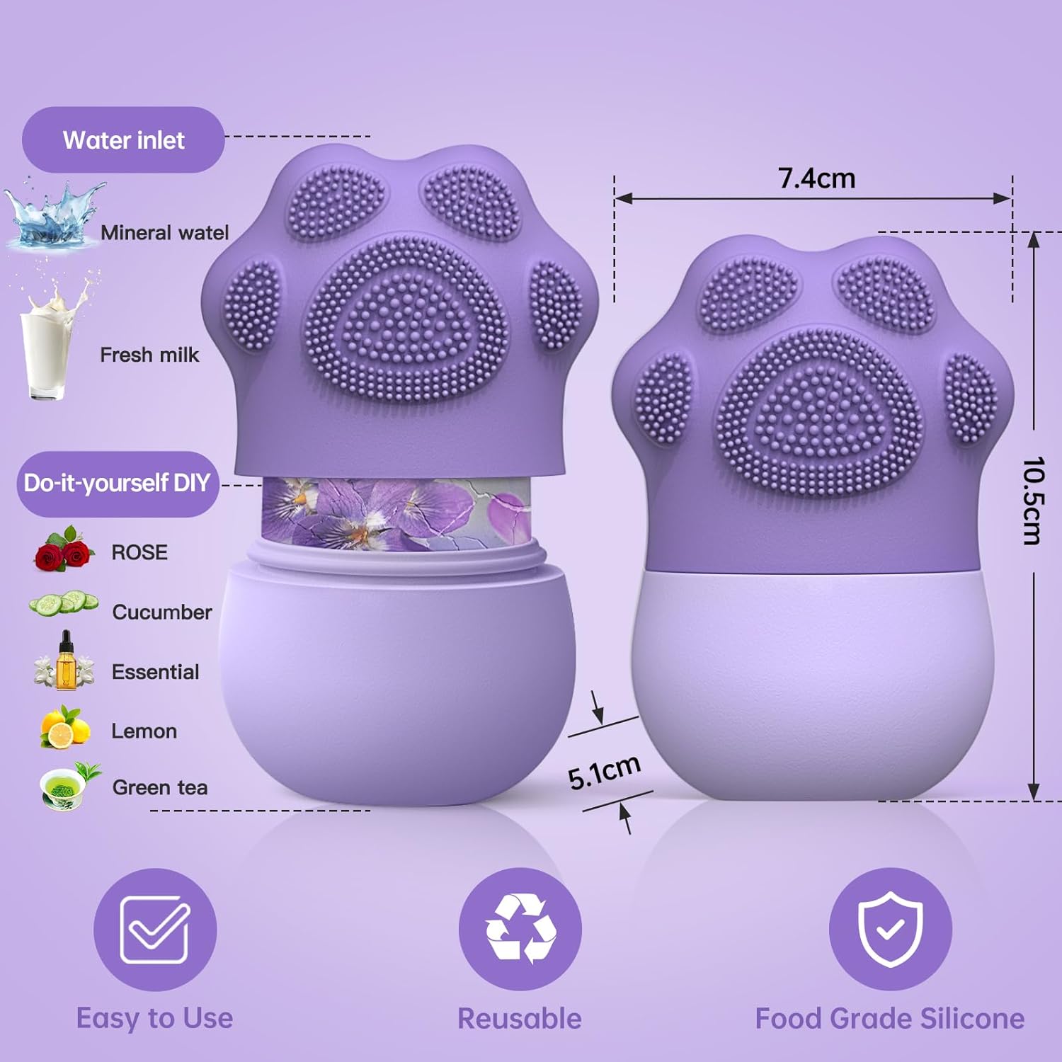 Facial Ice Roller for Skin Car - Face Ice Roller Puffiness recension och pris