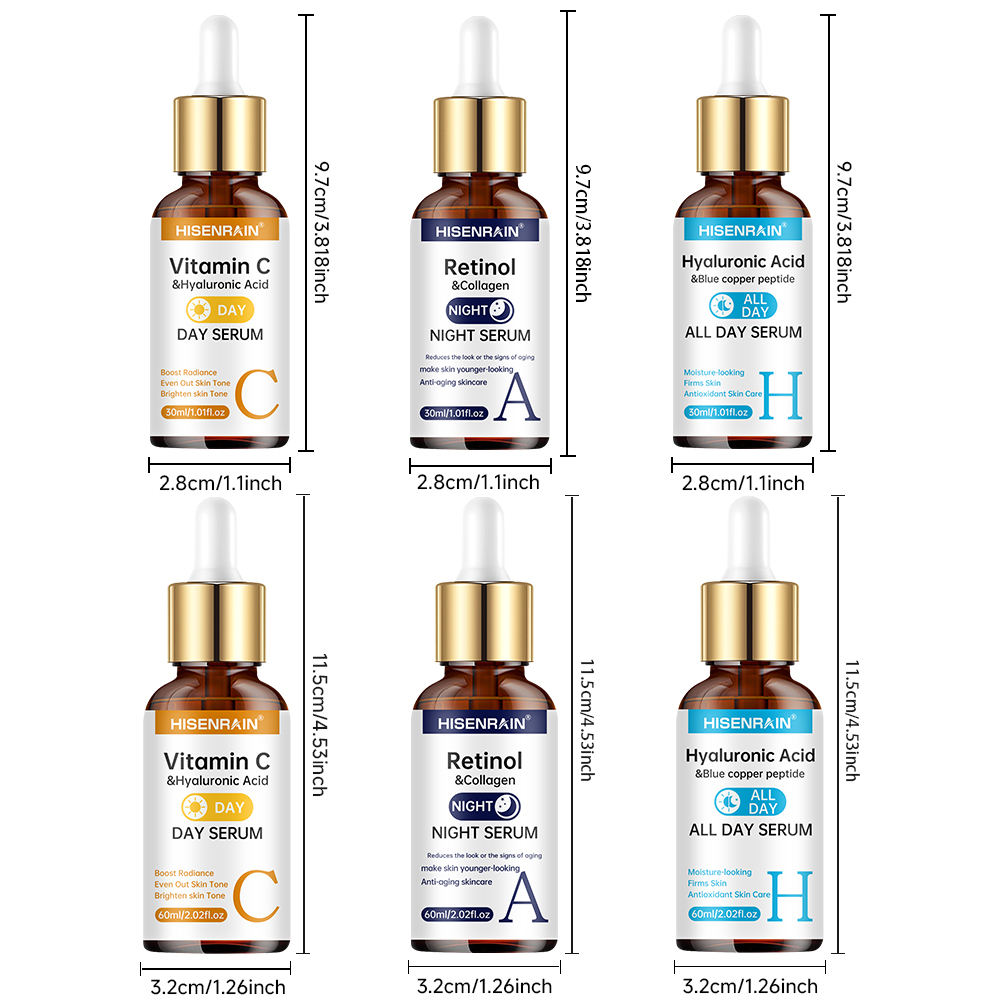 HISENRAIN Vitamin C + Retinol  - Hyaluronic Acid Facial Serum recension och pris