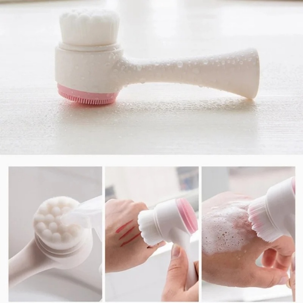 3D Double‑Sided Silicone Facia - Silicone Face Scrubber Electric recension och pris