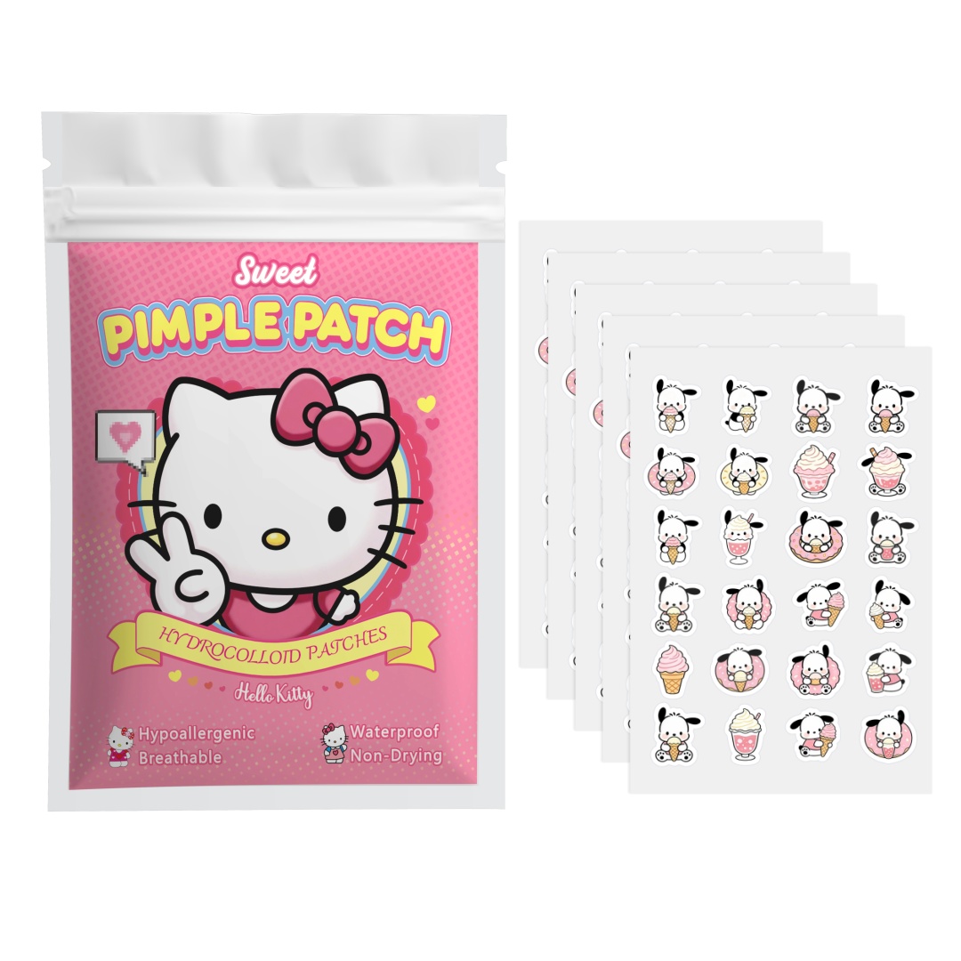 48/120PCS hello kitty Acne pat - Hydrocolloid Pimple Patch recension och pris