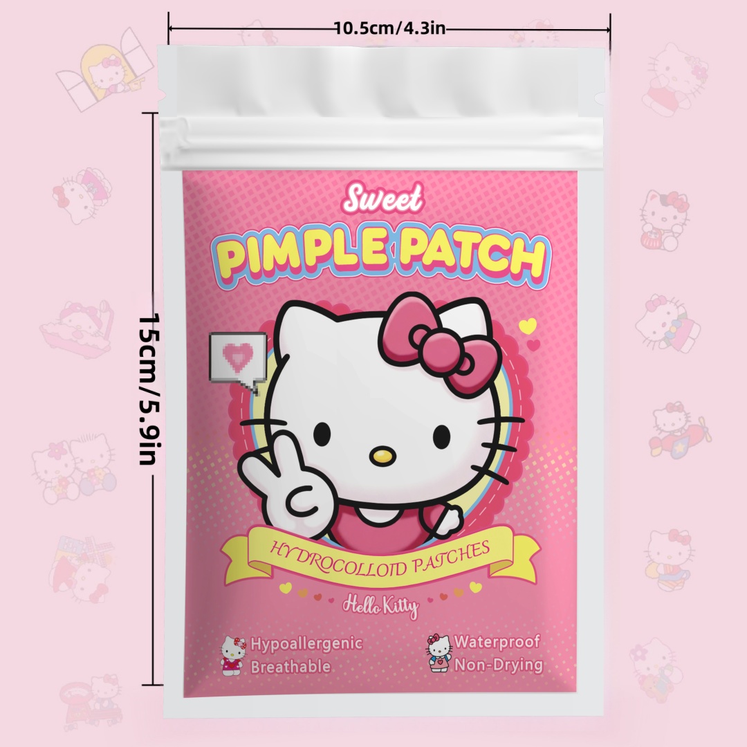 48/120PCS hello kitty Acne pat - Hydrocolloid Pimple Patch recension och pris