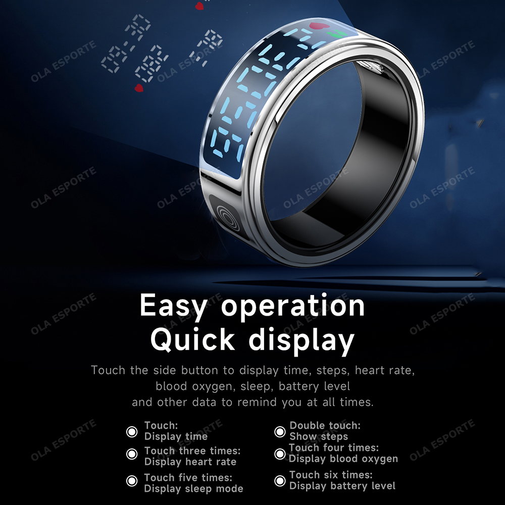 2026 Smart ring with charging  - Health Monitors recension och pris