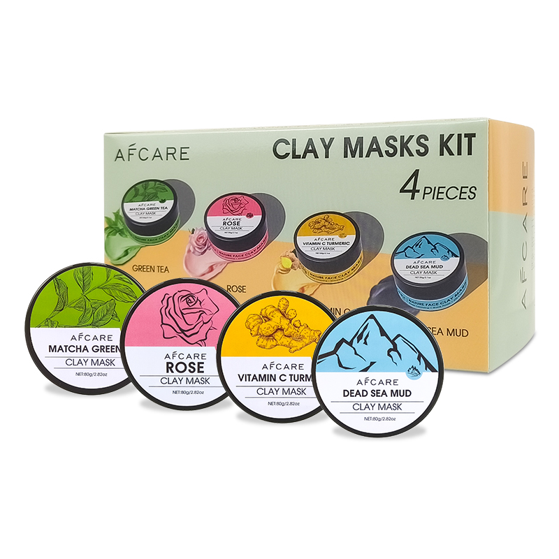 4 Pcs Clay Face Mask Set - Tur - Green Tea Cleansing Clay Mask recension och pris