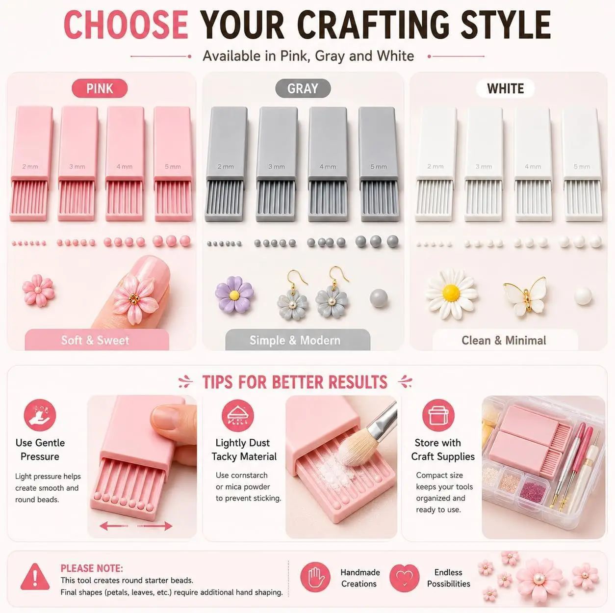 4PCS 3D Print Clay Gel Ball Ma - Nail Art recension och pris