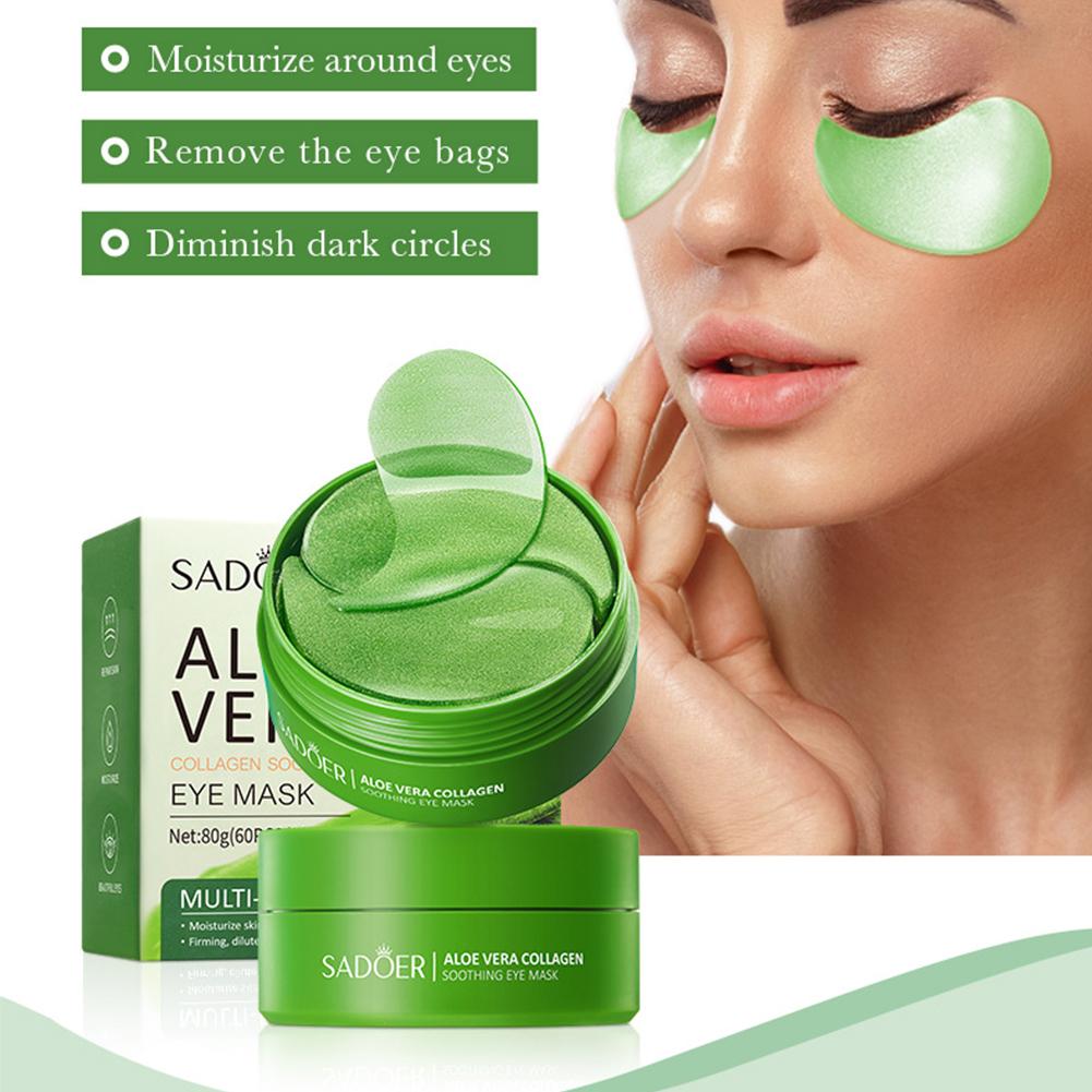 60pcs Aloe Vera Collagen Under - Collagen Under Eye Patches recension och pris