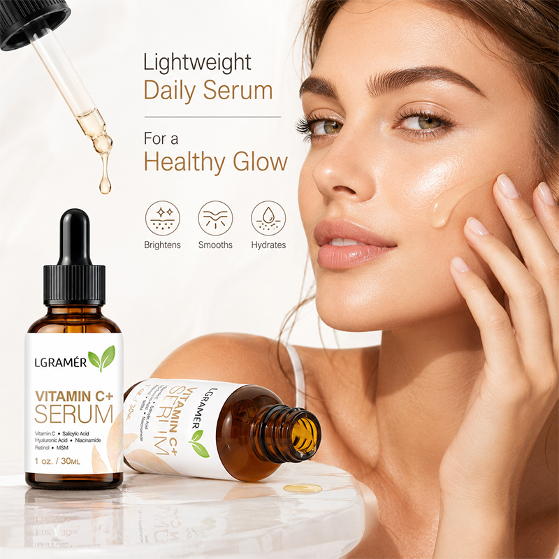 Vitamin C+ Facial Serum With H - Hyaluronic Acid Facial Serum recension och pris