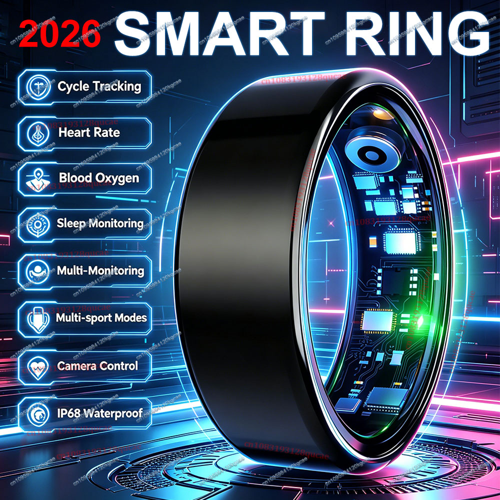 2026 New Smart Ring Heart Rate - Health Monitors recension och pris