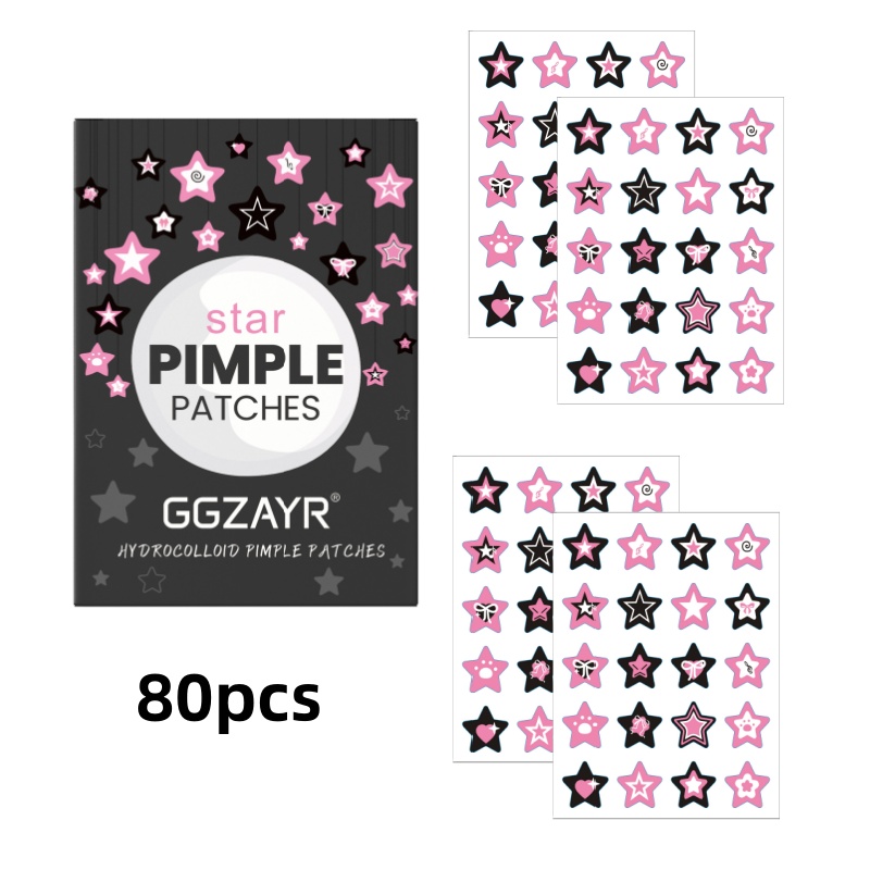 80/160pcs Star Acne Patch Set  - Skincare recension och pris