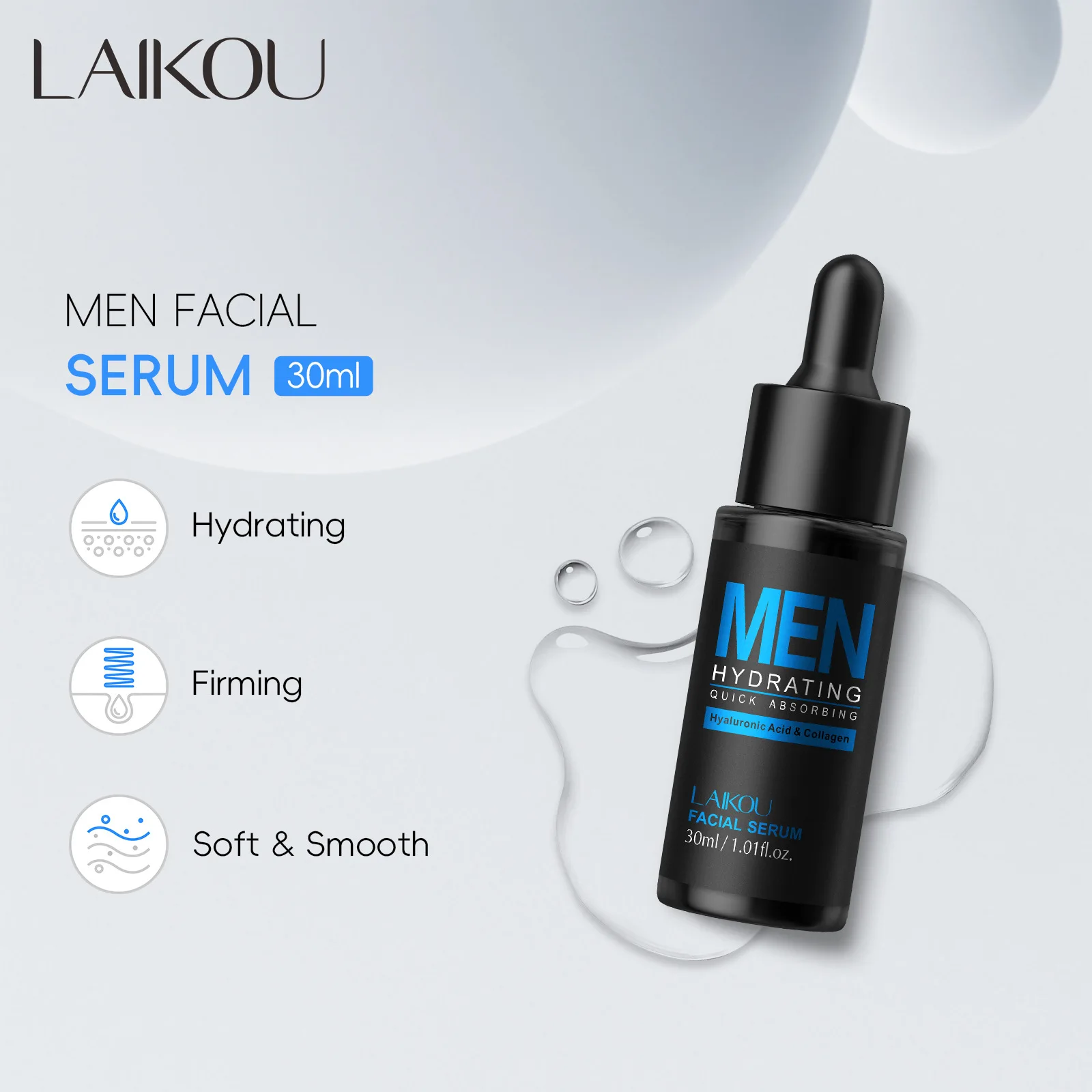 Mens 30ml Facial Serum Hydrati - Hyaluronic Acid Facial Serum recension och pris
