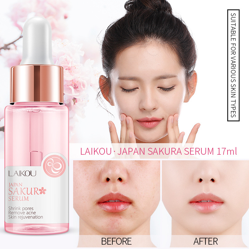 LAIKOU Sakura Serum And Collag - Niacinamide Pore Shrinking Essence recension och pris