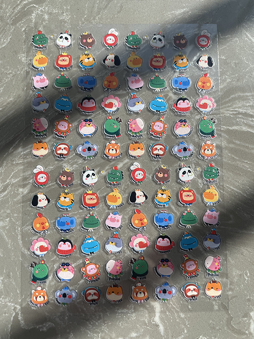 Mini Pvc Kawaii Pattern Poster - Nail Art recension och pris