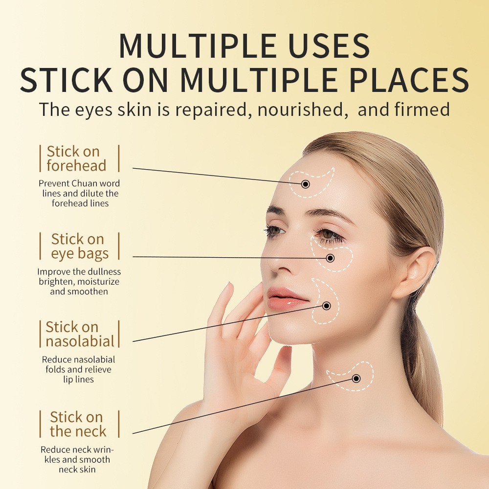 60pcs Golden Collagen Avocado  - Collagen Under Eye Patches recension och pris