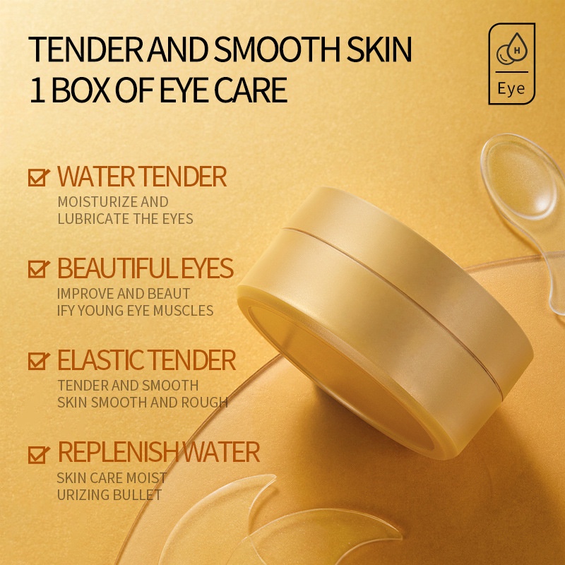 60pcs Golden Collagen Avocado  - Collagen Under Eye Patches recension och pris