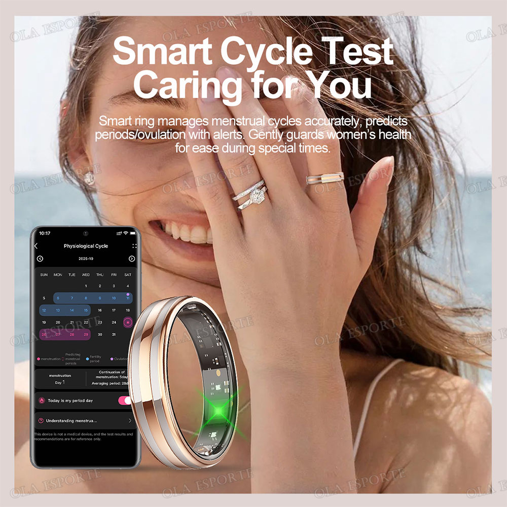New 6.3mm Thin Smart Ring Heal - Health Monitors recension och pris