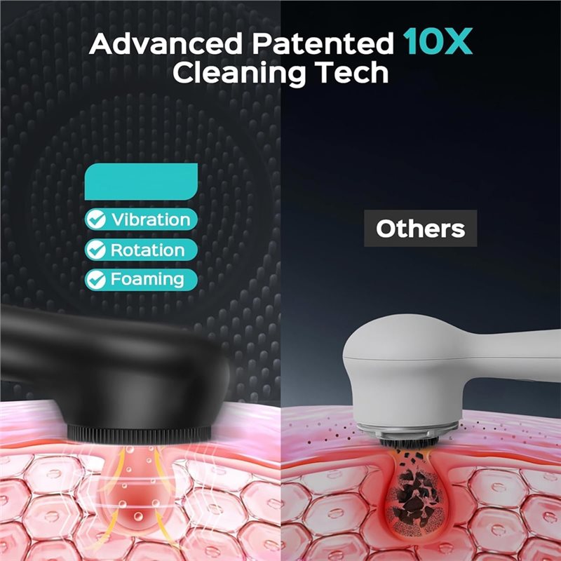 AA20-Face Scrubber Facial Clea - Silicone Face Scrubber Electric recension och pris