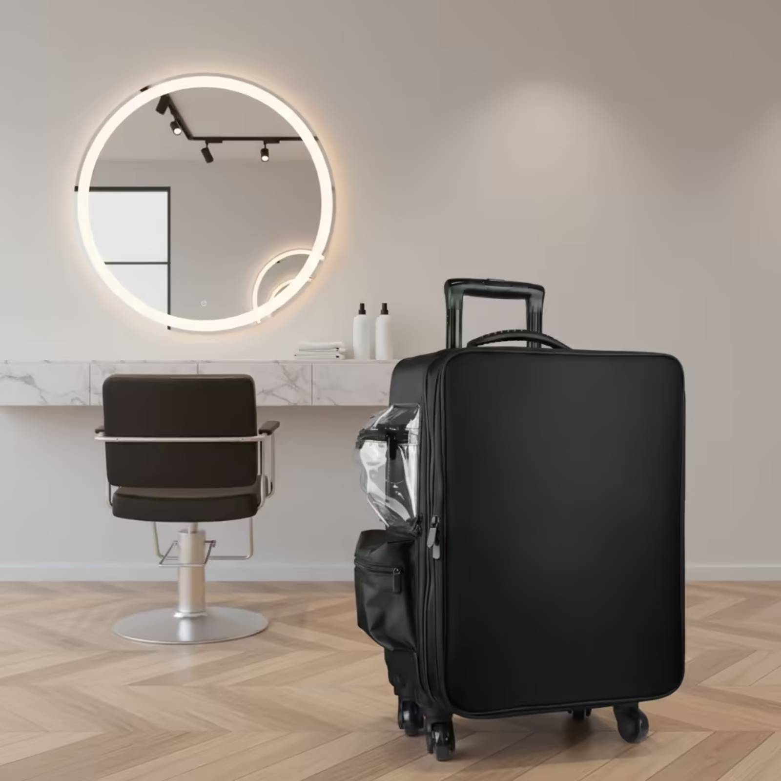 Makeup Case with Rotating Whee - Makeup recension och pris