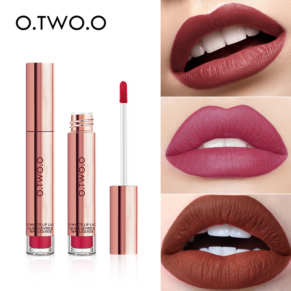O.TWO.O Matte Lipstick Long La - Matte Velvet Lip Tint Long Lasting recension och pris