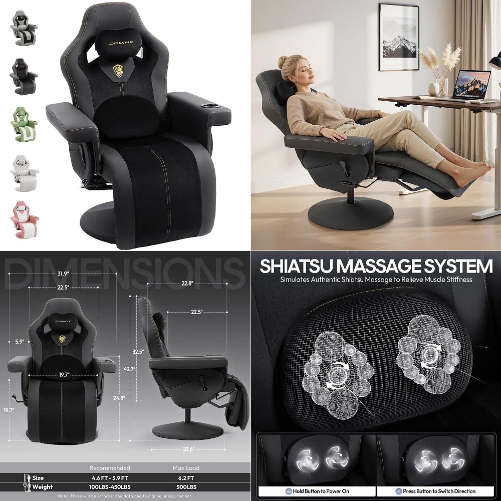M6 Gaming Chair with Climate C - Massage recension och pris