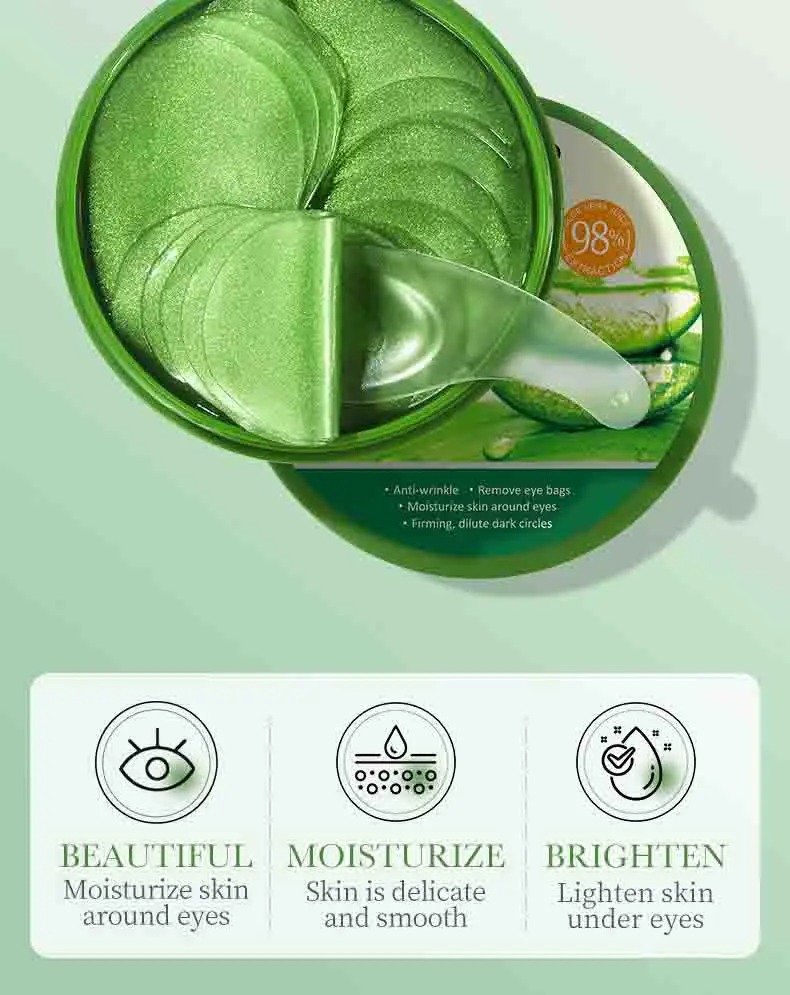 60pcs Aloe Vera Collagen Eye M - Collagen Under Eye Patches recension och pris