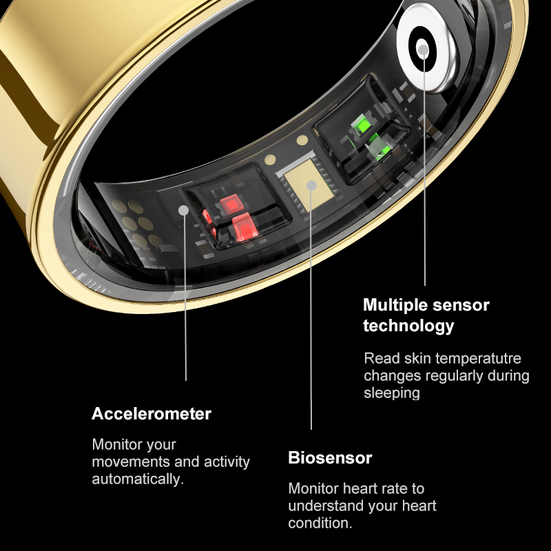 R09 Smart Ring Men Women with  - Health Monitors recension och pris