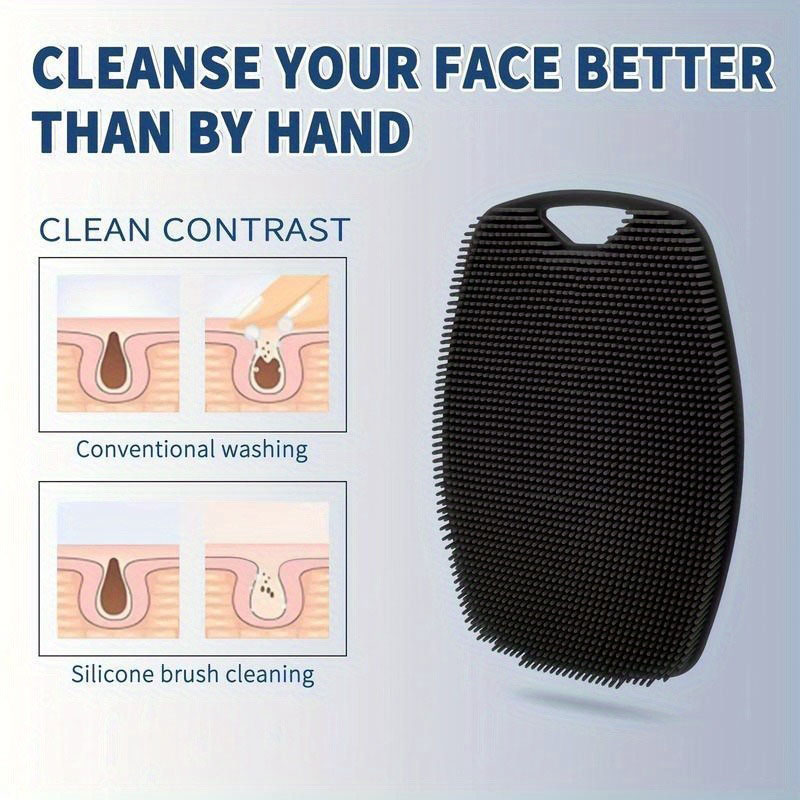 Exfoliating Silicone Bath Brus - Silicone Face Scrubber Electric recension och pris