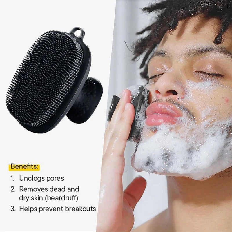 Silicone Face Scrubber for Men - Silicone Face Scrubber Electric recension och pris