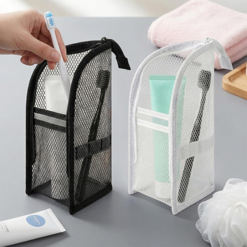Mesh Toiletry Bag Breathable Q - Makeup recension och pris