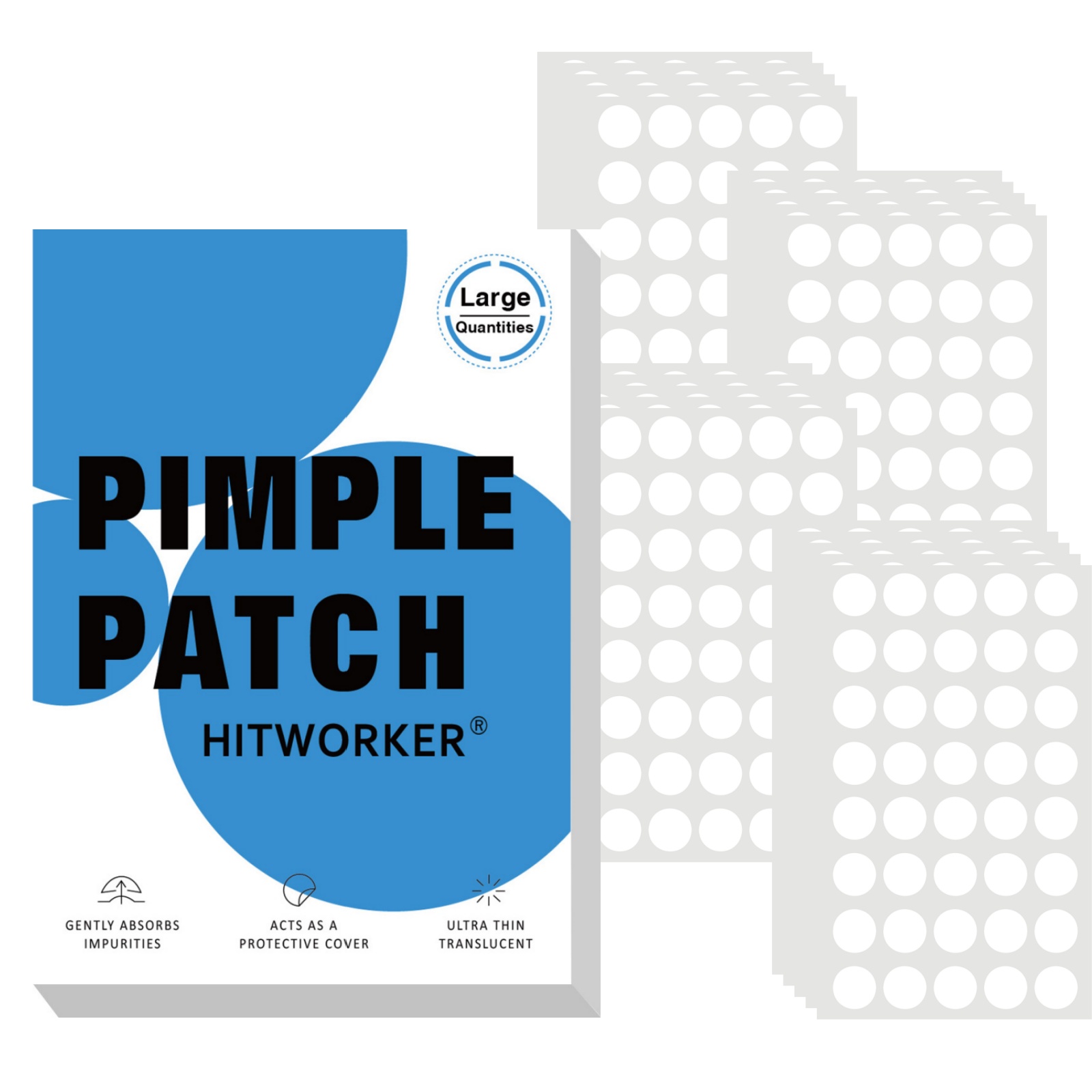 800Pcs Hydrocolloid Acne Pimpl - Skincare recension och pris
