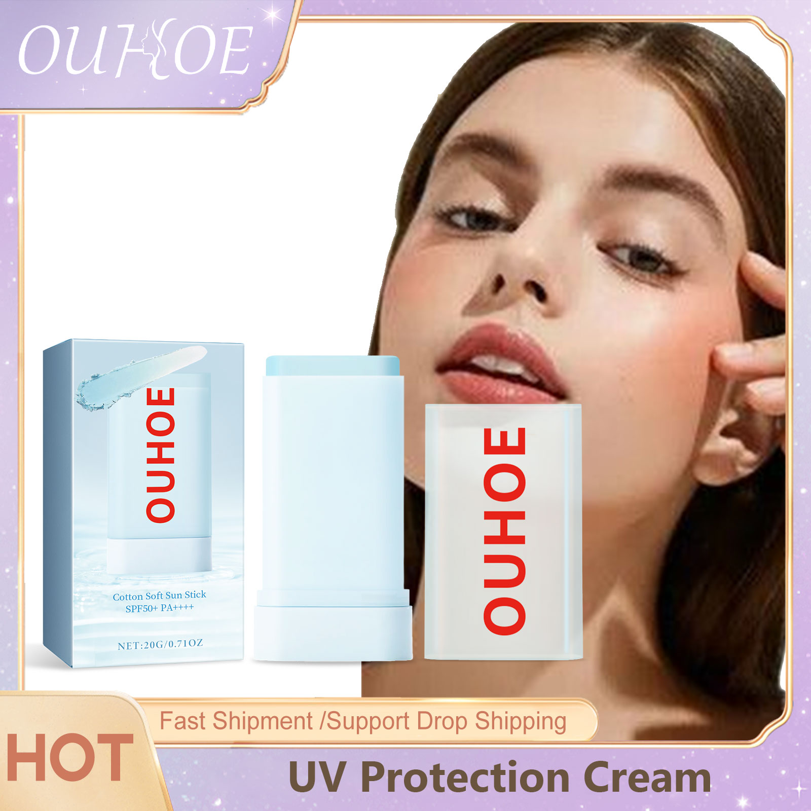 OUHOE UV Protection Cream Spf  - Spf 50 Waterproof Sunscreen recension och pris