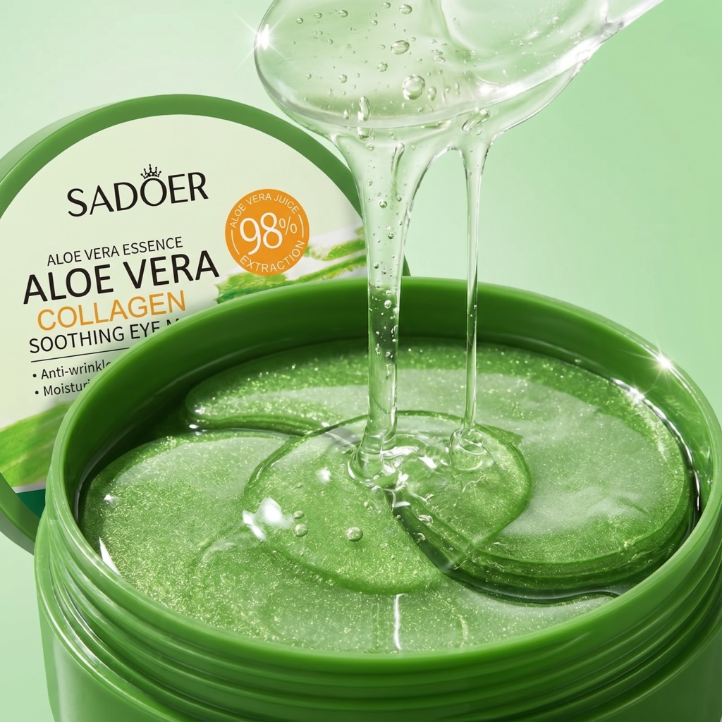 60pcs Aloe Vera Collagen Eye M - Collagen Under Eye Patches recension och pris