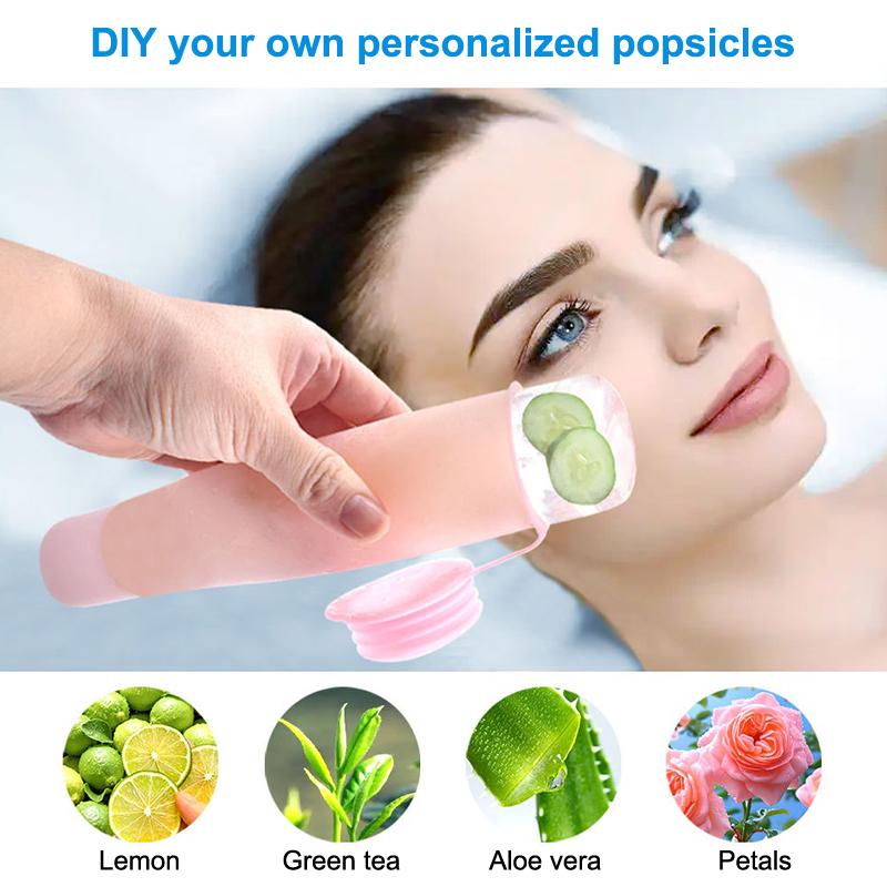 Silicone Cube Tray Shape Ice R - Face Ice Roller Puffiness recension och pris