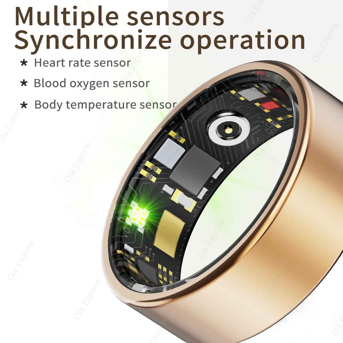 Titanium Alloy Smart Ring, Hea - Health Monitors recension och pris